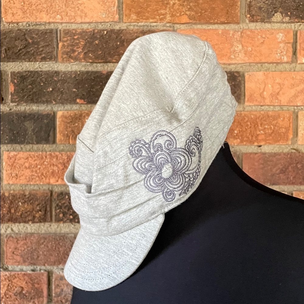 Gray‎ Newsboys Embroidered Women's Cap